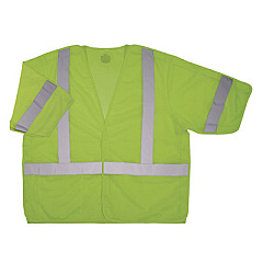 ergodyne GloWear 8315BA Class 3 Hi-Vis Breakaway Safety Vest, Small to Medium, Lime (23053)