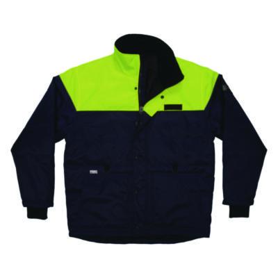 ergodyne N-Ferno 6476 Insulated Freezer Jacket, 2X-Large, Navy (41256)