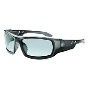 ergodyne Skullerz ODIN Anti-Scratch Enhanced Anti-Fog Safety Glasses, Matte Black Full Frame, Clear Dual I/O Lens (50485)