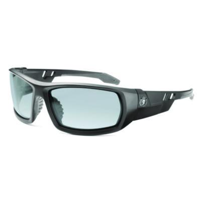 ergodyne Skullerz ODIN Anti-Scratch Enhanced Anti-Fog Safety Glasses, Matte Black Full Frame, Clear Dual I/O Lens (50485)