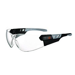 ergodyne Skullerz SAGA Anti-Scratch Enhanced Anti-Fog Safety Glasses, Frameless, Clear Single Lens (59105)