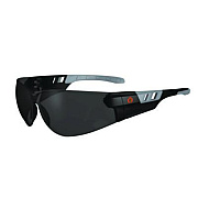 ergodyne Skullerz SAGA Anti-Scratch Enhanced Anti-Fog Safety Glasses, Frameless, Smoke Single Lens (59135)