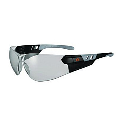 ergodyne Skullerz SAGA Anti-Scratch Enhanced Anti-Fog Safety Glasses, Frameless, Clear Single I/O Lens (59185)
