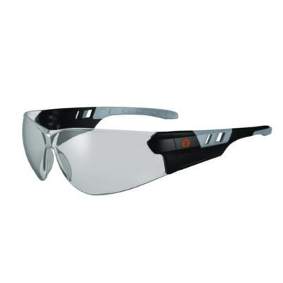 ergodyne Skullerz SAGA Anti-Scratch Enhanced Anti-Fog Safety Glasses, Frameless, Clear Single I/O Lens (59185)