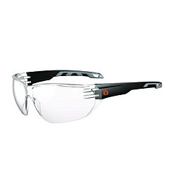 ergodyne Skullerz VALI Anti-Scratch Enhanced Anti-Fog Safety Glasses, Frameless, Clear Single Lens (59205)