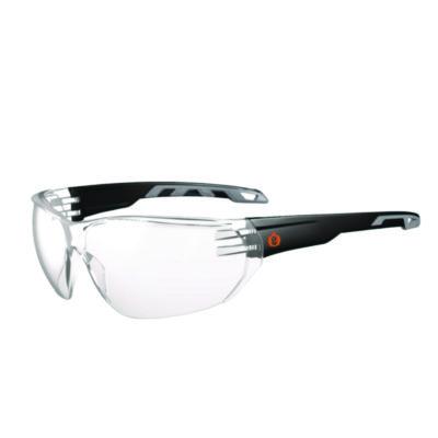 ergodyne Skullerz VALI Anti-Scratch Enhanced Anti-Fog Safety Glasses, Frameless, Clear Single Lens (59205)