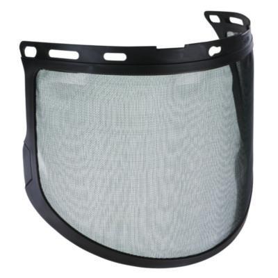 ergodyne Skullerz 8999 Mesh Face Shield Replacement for Hard Hat and Safety Helmet, Black (60253)