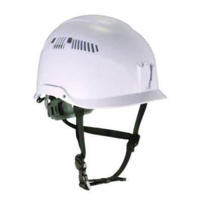 ergodyne Skullerz 8977 Class C Safety Helmet with Adjustable Venting, 6-Point Rachet Suspension, White (60264)