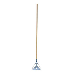 Boardwalk Quick Change Metal Head Mop Handle for No. 20 and Up Heads, 62", Natural (605)