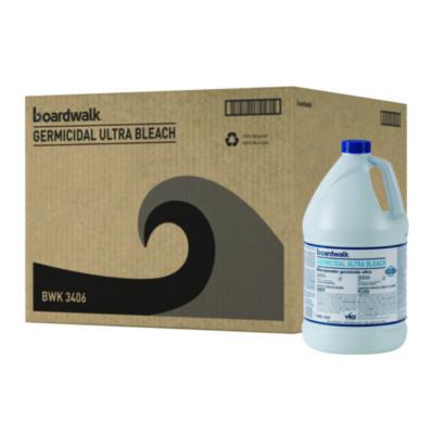 Boardwalk Germicidal Ultra Bleach, 6% Sodium Hypochlorite, 1 gal Bottle, 6/Carton (3406)