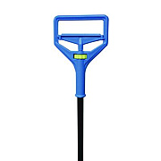 Impact Janitor Style Screw Clamp Mop Handle, 64", Blue (94)