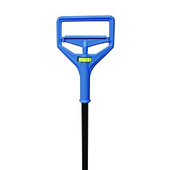 Impact Janitor Style Screw Clamp Mop Handle, 64", Blue (94)