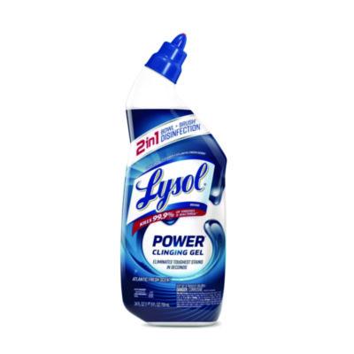 LYSOL Brand Disinfectant Toilet Bowl Cleaner, Atlantic Fresh, 24 oz Bottle (98012EA)