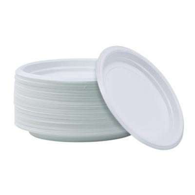 Boardwalk Hi-Impact Plastic Dinnerware, Plate, 9" dia, White, 500/Carton (PLTHIPS9WH)