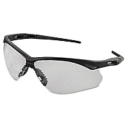 KleenGuard Nemesis Readers Safety Glasses, 2.0+ Diopter, Black Half Frame, Clear Dual Lens (28624)