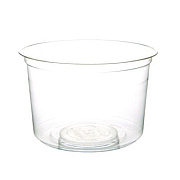 Eco-Products Renewable and Compostable Round Deli Containers, 16 oz, 4.63" Diameter x 3.06" h, Clear, Plastic, 50/Pack, 10 Packs/Carton (EPRDP16)