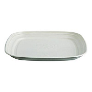 Eco-Products Regalia Renewable Sugarcane Tray, 9.06 x 14.37, White, Sugarcane, 100/Carton (EPSCTRS14NFA)