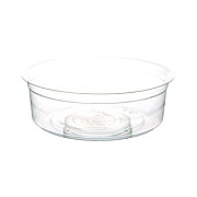 Eco-Products Renewable and Compostable Round Deli Containers, 8 oz, Clear, Plastic, 50/Pack, 10 Packs/Carton (EPRDP8)