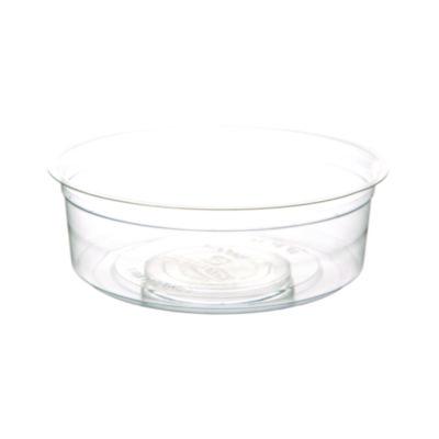 Eco-Products Renewable and Compostable Round Deli Containers, 8 oz, Clear, Plastic, 50/Pack, 10 Packs/Carton (EPRDP8)