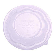 Eco-Products Renewable and Compostable Lids, Fits 24, 32 and 48 oz Salad Bowls, Clear, Plastic, 300/Carton (EPSBLID)