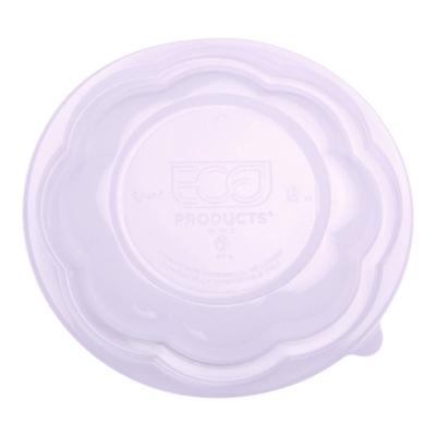 Eco-Products Renewable and Compostable Lids, Fits 24, 32 and 48 oz Salad Bowls, Clear, Plastic, 300/Carton (EPSBLID)