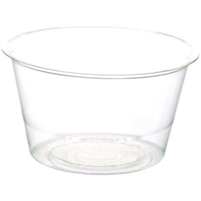 Eco-Products Renewable and Compostable Portion Cups, 3 oz, Plastic, Clear, 100/Pack, 20 Packs/Carton (EPPC300)