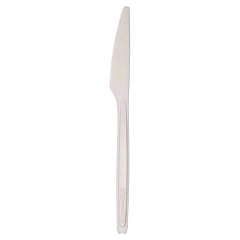 Eco-Products Cutlery for Cutlerease Dispensing System, Knife, Plastic, White, 960/Carton (EPCE6KNWHT)