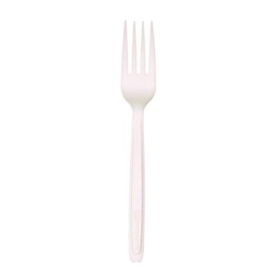 Eco-Products Cutlery for Cutlerease Dispensing System, Fork, Plastic, White, 960/Carton (EPCE6FKWHT)