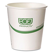 Eco-Products GreenStripe Hot Cups, 10 oz, Paper, White, 50/Pack, 20 Packs/Carton (EPBHC10GS)