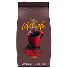 McCafe Ground Coffee, Premium Roast, 12 oz Bag (5535EA)