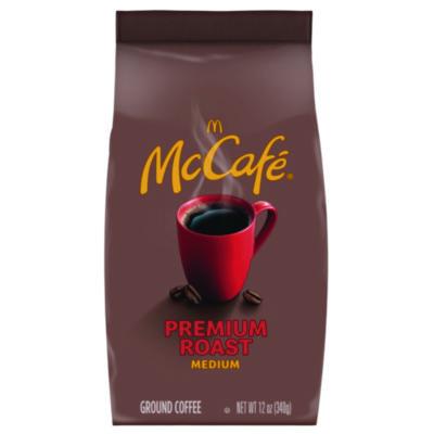 McCafe Ground Coffee, Premium Roast, 12 oz Bag (5535EA)