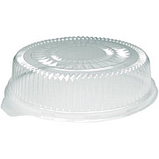 HFA Plastic Dome Lids, Embossed, Fits 4012/4013, 12" Diameter, Clear, 25/Carton (4012DL)