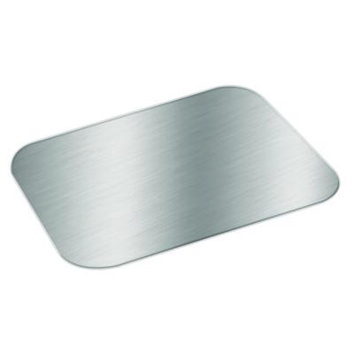 HFA Foil Laminated Board Lid for Take Out Containers, 6.25 x 8.37, White/Silver, Paper, 500/Carton (4045L)