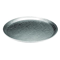HFA Aluminum Embossed Tray, 12" Diameter, 25/Carton (401380)