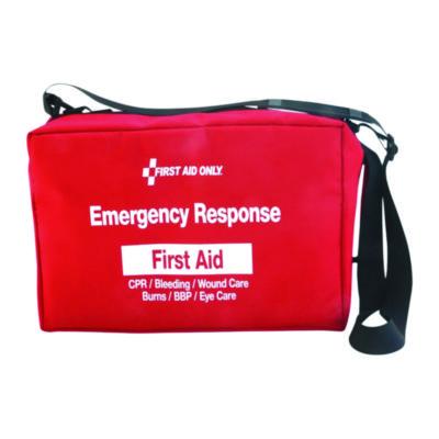 First Aid Only 224-Piece Emergency Response Bag, 224-Piece, Fabric Case (91170)