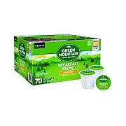 Green Mountain Coffee Breakfast Blend Coffee K-Cup Pods, Regular, 70/Box (5000373741)