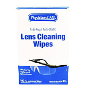 PhysiciansCare Lens Cleaning Wipe, 5 x 7, 100/Box (91295)