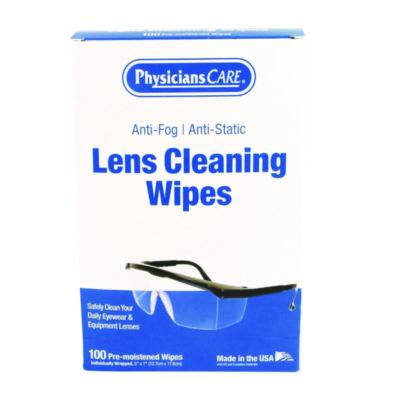PhysiciansCare Lens Cleaning Wipe, 5 x 7, 100/Box (91295)