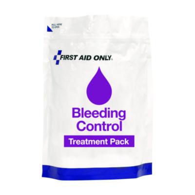 First Aid Only 12-Piece Bleeding Control Treatment Pack, 12 Pieces, Resealable Plastic Bag (91166)