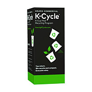 Keurig K-Cycle Cardboard Indoor Recycling Bin, Large, Cardboard, Black/Green/White, 5/Pack (5000350631)