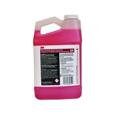 3M General Purpose Cleaner Concentrate, Clean Scent, 0.5 gal Bottle, 4/Carton (8A)