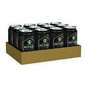 Starbucks Nitro Cold Brew Coffee, Black Unsweetened, 9.6 oz Can, 12/Carton (PEP19286)