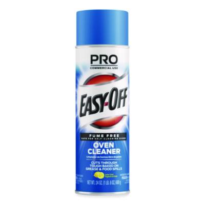 Professional EASY-OFF Fume-Free Max Oven Cleaner, Foam, Lemon, 24 oz Aerosol Spray (85260EA)