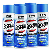 Professional EASY-OFF Fume Free Max Oven Cleaner, Foam, Lemon, 24 oz Aerosol Spray, 6/Carton (85260)