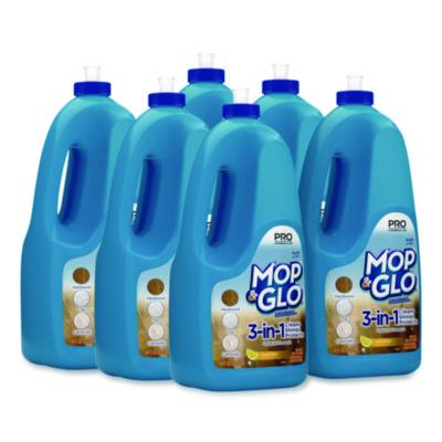 Professional MOP & GLO Ready to Use Multi-Surface Floor Cleaner, Fresh Citrus Scent, 64 oz Bottle, 6/Carton (74297CT)