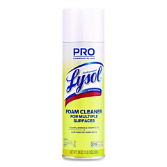 Professional LYSOL Brand Disinfectant Foam Cleaner, 24 oz Aerosol Spray (02775)