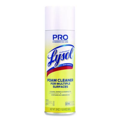 Professional LYSOL Brand Disinfectant Foam Cleaner, 24 oz Aerosol Spray (02775)