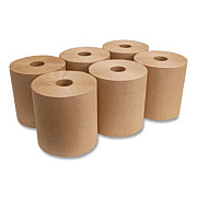 Boardwalk Green Universal Roll Towels, 1-Ply, 8" x 800 ft, Natural, 6 Rolls/Carton (16GREEN)