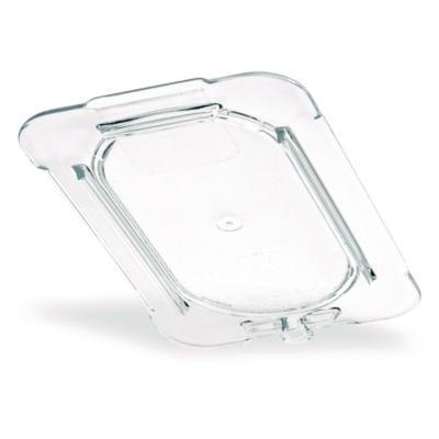 Carlisle StorPlus Polycarbonate Flat Universal Lid, 4.31 x 6.88 x 0.44, Clear, Plastic (10336U07)