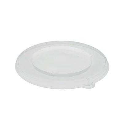 Pactiv Evergreen EarthChoice PP Lid for Fiber Blend Bowl, 8" Diameter, Clear, Plastic, 200/Carton (YPPLIDF8RND)